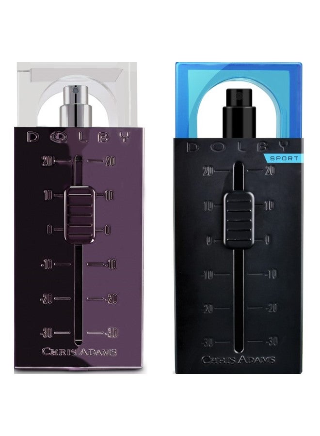 Chris Adams Dolby and Dolby Sports Eau De Parfum Combo for Men Powerful Long-Lasting Fragrance Duo for Everyday and Active Wear - Image 2